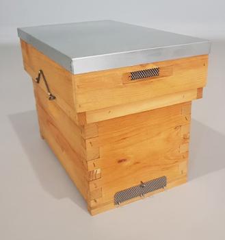 Nuc-Box für Schwarmtransfer mit 5 Rahmen aus Holz/Metall Langstroth